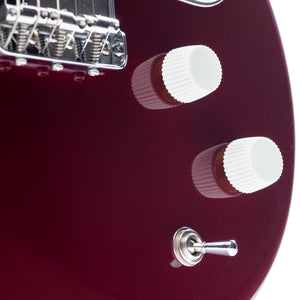 Harmony Standard Series Rebel Electric Guitar w/Case, RW FB, Burgundy