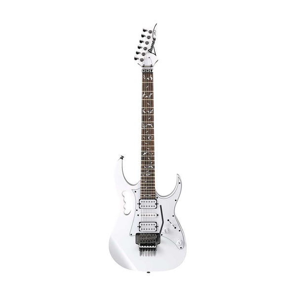 Ibanez JEMJR-WH Steve Vai Signature Electric Guitar, White – Swee