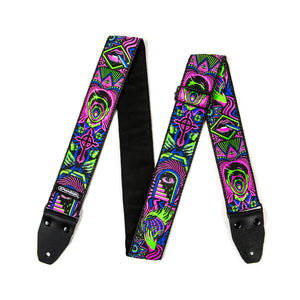 Jim Dunlop ILD01 I Love Dust Headspace Guitar Strap, Green