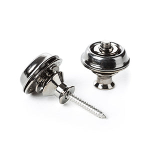 Jim Dunlop SLS1036BN Straplok Dual Design System, Black Nickel