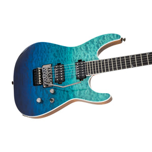 Jackson Pro Series Soloist SL2Q MAH Electric Guitar, Ebony FB, Caribbean Blue Fade