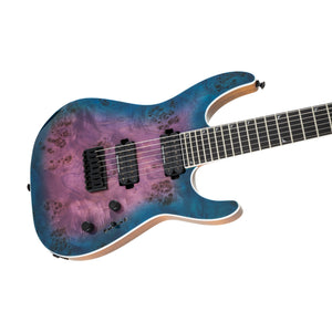 Jackson Pro Series Soloist SL7P HT MAH Electric Guitar, Ebony FB, Northern Lights