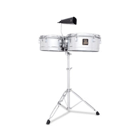 Latin Percussion LPA256 Aspire 13inch & 14inch Timbale, Chrome