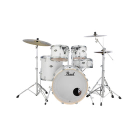 Pearl EXX725PC/33 Export EXX 5-Piece Shell Pack w/o Hardware (2218B/1208T/1309T/1616F/1455S), Pure White