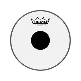 Remo CS-0308-10 8inch Batter Controlled Sound Clear Black Dot On Top Drum Head