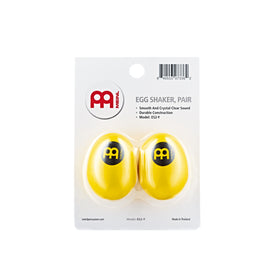 MEINL Percussion ES2-Y Plastic Egg Shaker, Pair, Yellow