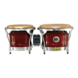 MEINL Percussion FWB400CR 7+8-1/2inch Professional Series Wood Bongo, Cherry Red