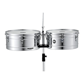MEINL Percussion HT1314CH 13+14inch Headliner Series Timbales, Chrome