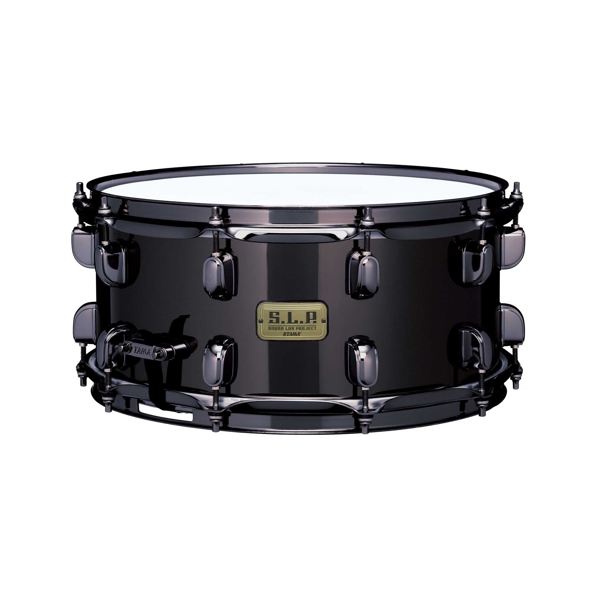 Trống Snare TAMA SLP Black Brass LBR1465 14x6.5 inch Mạ Nickel Đen + Phần Cứng Nickel Đen (Black Nickel) https://www.sweelee.com.bn/cdn/shop/products/T03-LBR1465_1531190592743.jpg?v=1574238296&width=2048