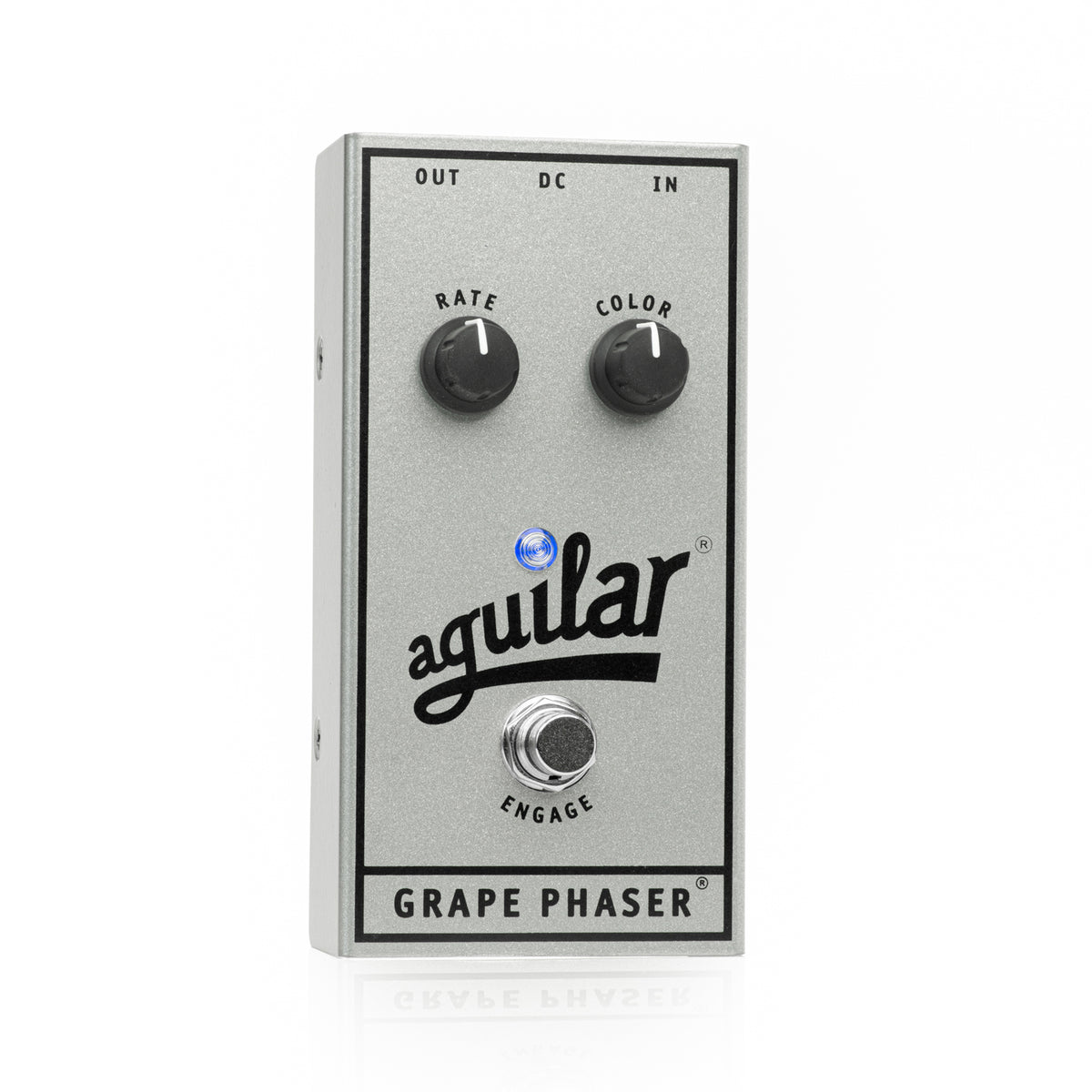 Aguilar Ltd Ed 25th Anniversary Silver Grape Phaser Bass Guitar Effects Pedal