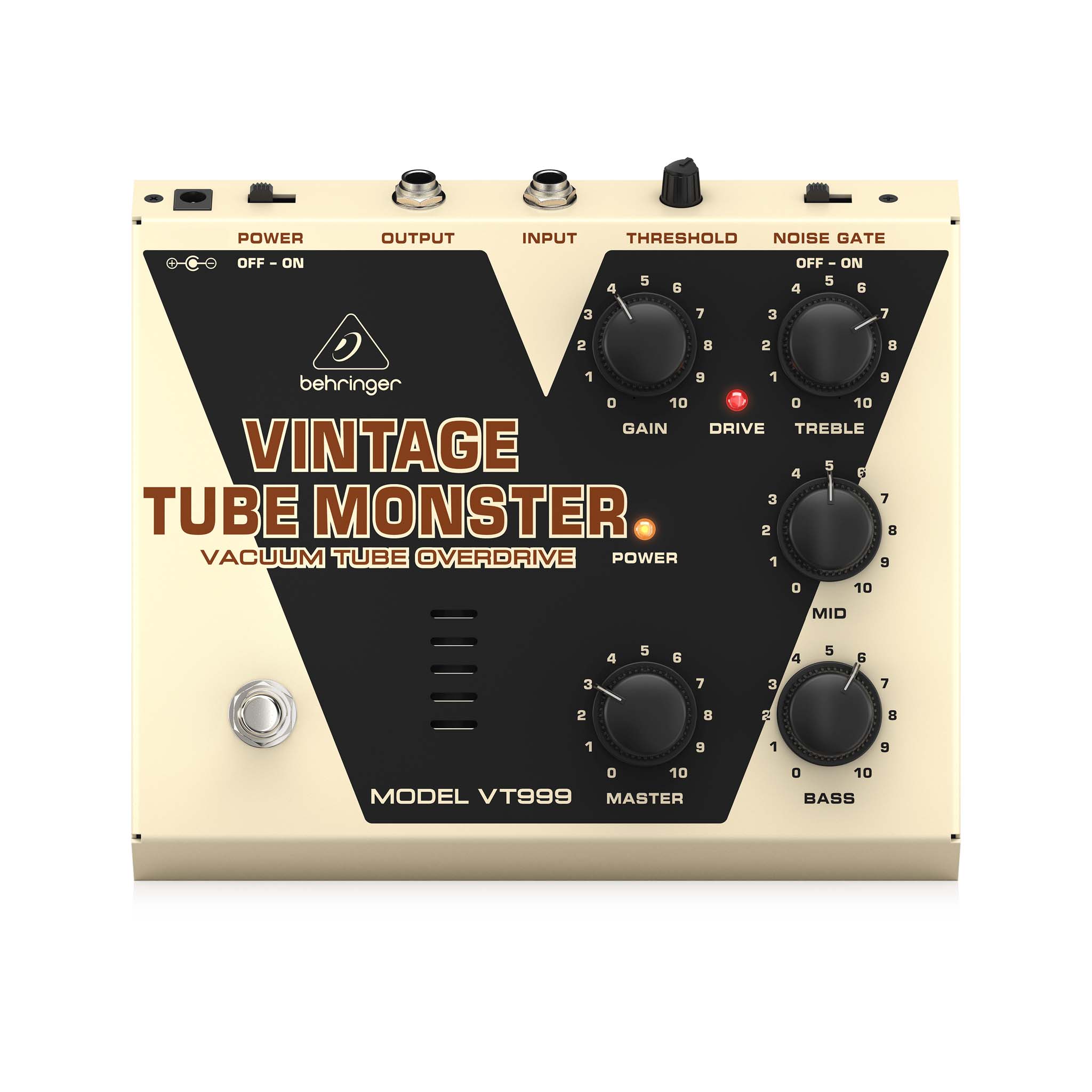Behringer VT999 Vintage Tube Monster Overdrive Guitar Pedal