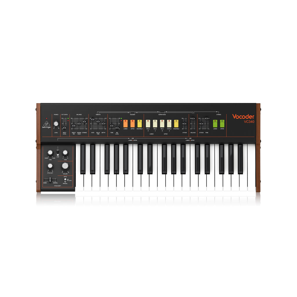 Behringer VOCODER VC340 37-Key Analog Synthesizer, UK Plug