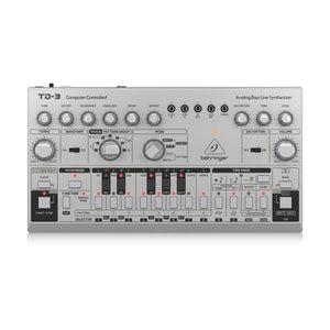 Behringer TD-3-SR Analog Bass Line Synthesizer, Silver
