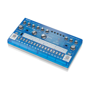 Behringer RD-6-BB Analog Drum Machine, Blue Translucent