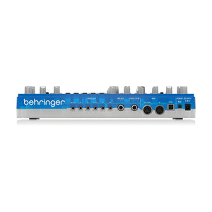 Behringer RD-6-BB Analog Drum Machine, Blue Translucent