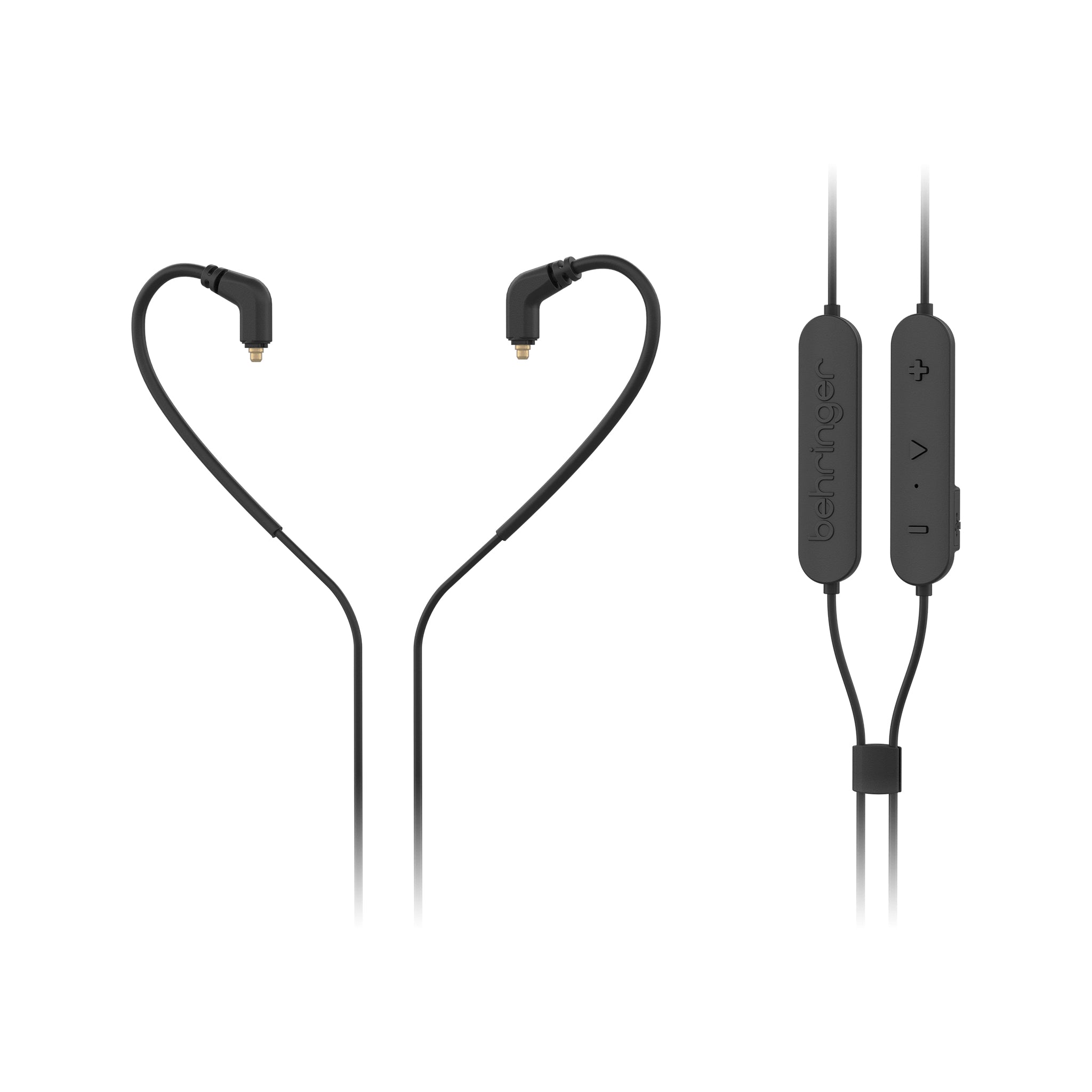 Behringer BT251-BK Bluetooth* Wireless Adapter for In-Ear Monitors with MMCX Connectors