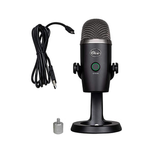 Blue Yeti Nano Multi-Pattern USB Condenser Microphone, Blackout - Model 988-000502