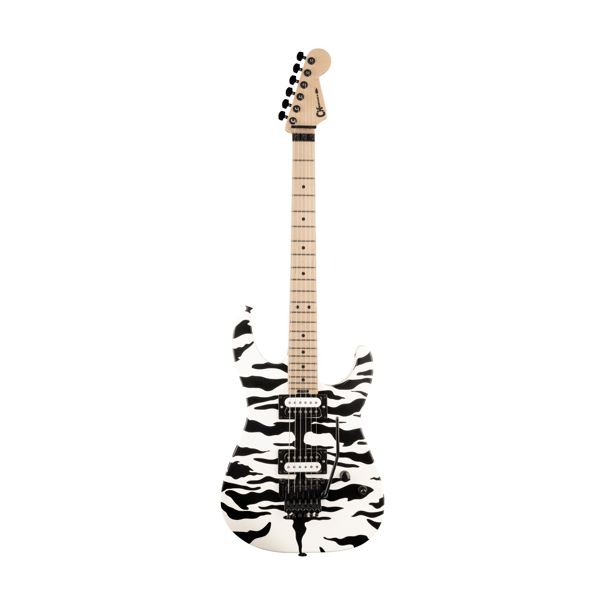 Charvel Satchel Signature Pro-Mod DK Electric Guitar, Satin White Bengal