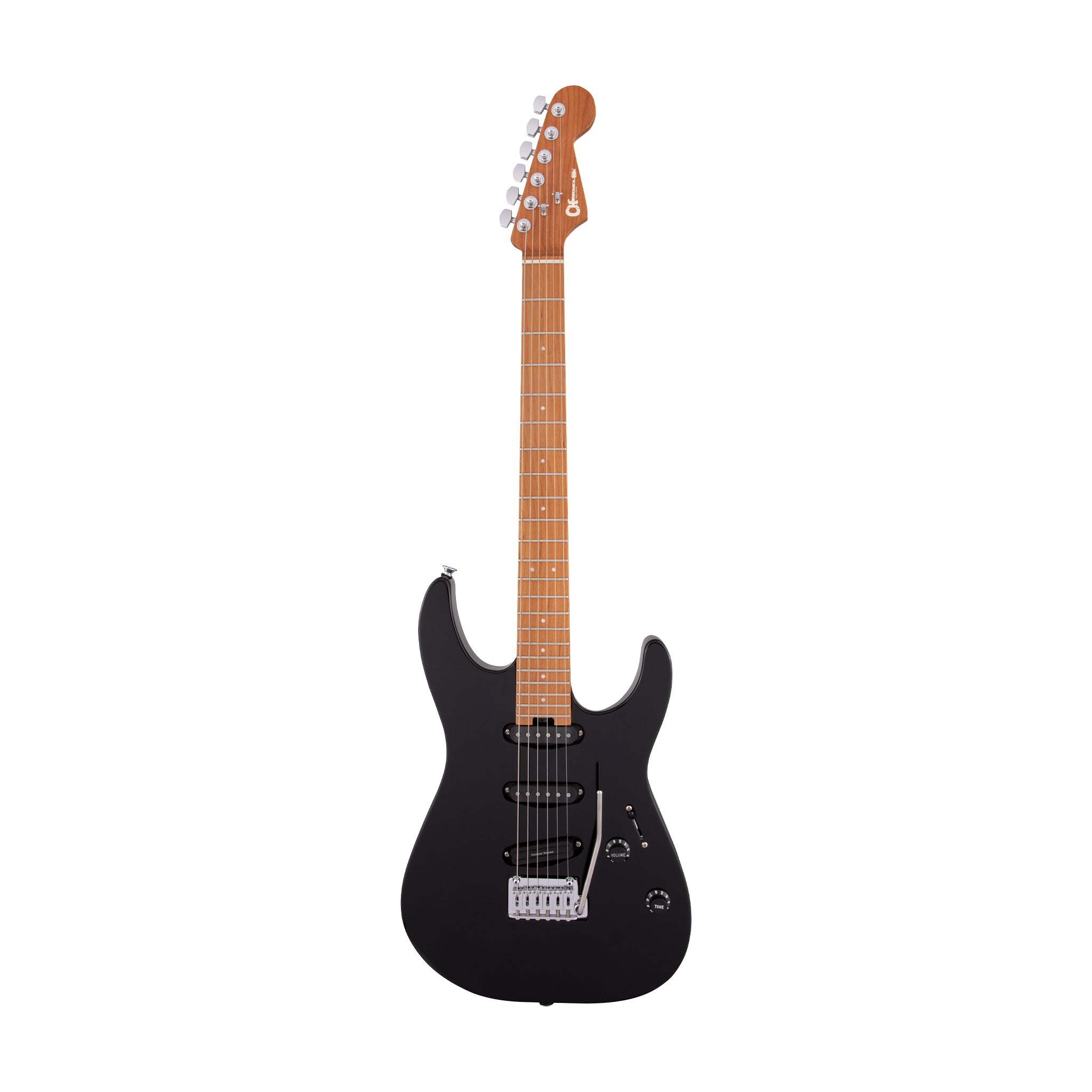 Charvel Pro-Mod DK22 SSS 2PT Electric Guitar, Caramelized Maple FB, Gloss Black