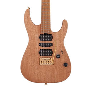 Charvel Pro-Mod DK24 HSH CM Mahogany Electric Guitar, Caramelized Maple FB, Natural