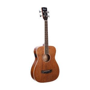 Cort AB590MF-OP Acoustic Bass Guitar w/Bag, Open Pore