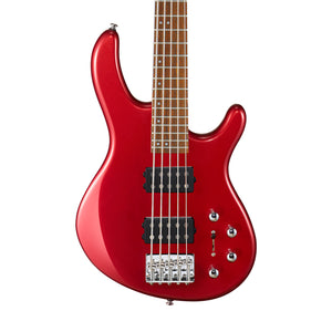 Cort Action-HH5-BRM 5-String Electric Bass Guitar, Blood Red Metallic