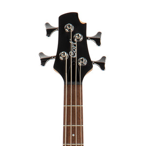 Cort Action Junior Bass Guitar, Open Pore Black Walnut