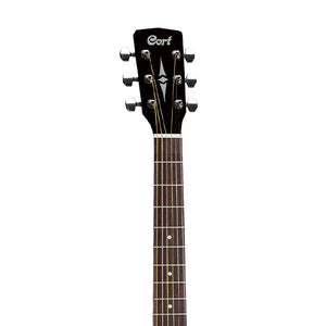 Cort AD810E-BKS Acoustic/Electric Guitar w/Bag, Black Satin