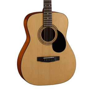 Cort AF510-OP-W Acoustic Guitar w/Bag, Open Pore