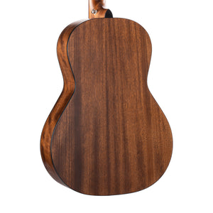 Cort Core-PE All Mahogany Acoustic Guitar w/Deluxe Soft Case, Open Pore Black Burst