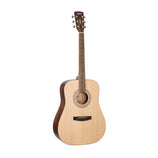 Cort Earth 60 Acoustic Guitar w/Bag, Open Pore (B-Stock)