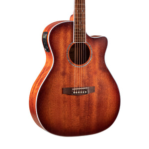 Cort GA-MEDX-M-OP Acoustic Guitar w/Bag, Open Pore