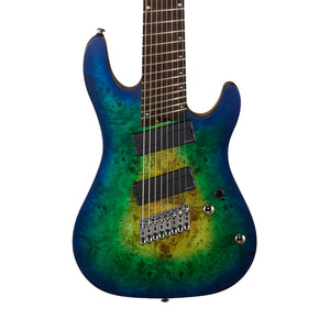 Cort KX508MS-II-MBB Electric Guitar, Mariana Blue Burst