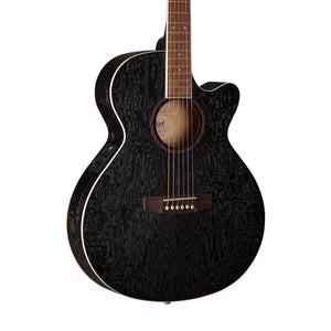 Cort SFX-AB-OPBK Acoustic Guitar w/Bag, Open Pore Black