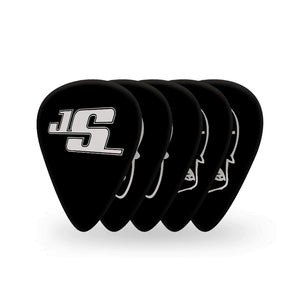 D'Addario Joe Satriani Guitar Picks, Black, 10 pack, Medium