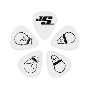 D'Addario Joe Satriani Guitar Picks, White, 10 pack, Light