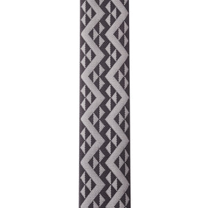 D'Addario 50mm Auto Lock Guitar Strap, Black Geometric Padded