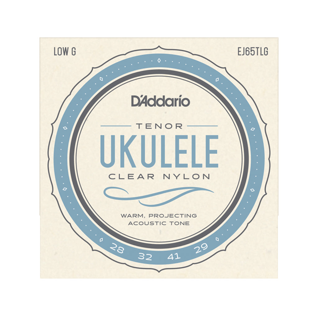 D'Addario Pro-Arte Custom Extruded Clear Nylon Low G Tenor Ukulele Strings
