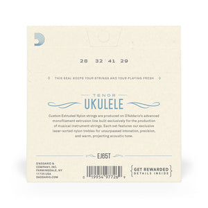 D'Addario EJ65T Pro-Arte Custom Extruded Tenor Ukulele Strings