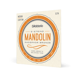 D'Addario EJ74 Phosphor Bronze Mandolin Strings, 011-040