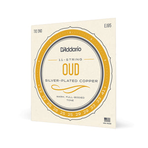 D'Addario EJ95 Silver-Plated Copper 11-String Oud Strings