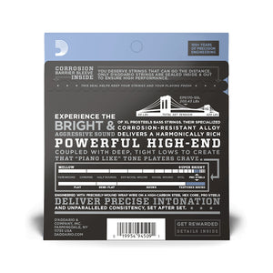 D'Addario EPS170-5SL Prosteels 5-String Bass Guitar Strings, Light, 45-130, Super Long Scale