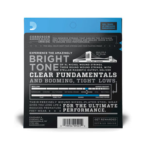 D'Addario EXL170-5 Nickel Wound 5-Strings Bass Guitar Strings, Light, 45-130, Long Scale