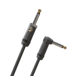 D'Addario PW-AMSGRA-20 American Stage Instrument Cable, Right to Straight, 20 feet