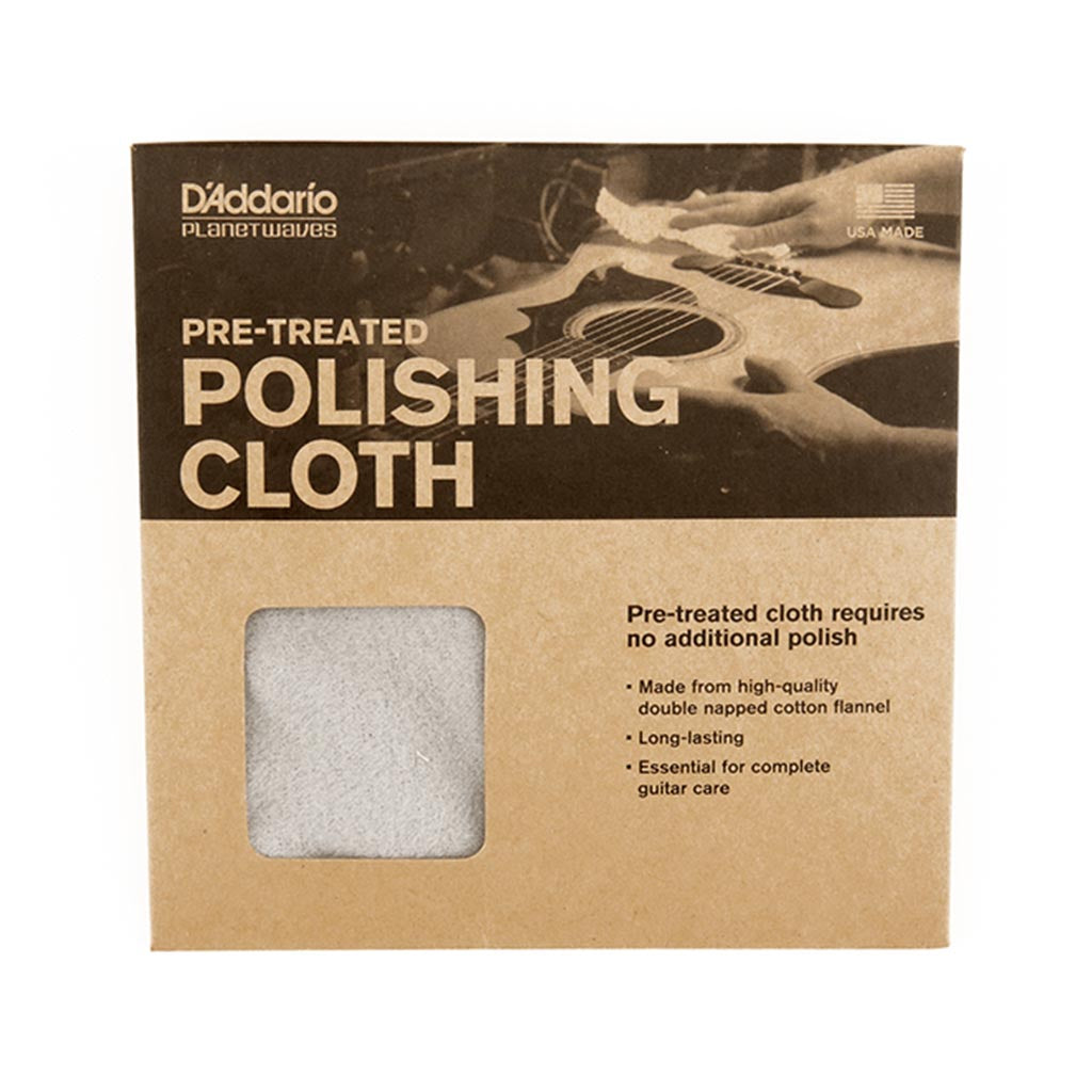 D'Addario PWPC1 Pre-Treated Polish Cloth
