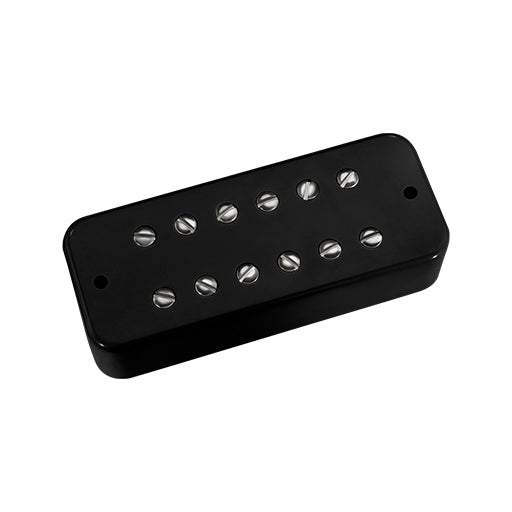 DiMarzio DP-154BK DLX Plus Bridge Soapbar Guitar Pickup, Black