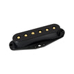 DiMarzio DP175BK+G True Velvet Neck Humbucker Guitar Pickup, Black, Gold Poles