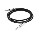 DiMarzio EP1715SSBK Overbraid Instrument Cable, 15ft, Black