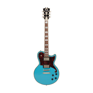 D'Angelico Deluxe Brandon Niederauer Atlantic Electric Guitar w/Case, Sonic Blue