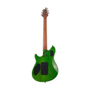 EVH Wolfgang WG Standard QM Electric Guitar, Baked Maple FB, Transparent Green